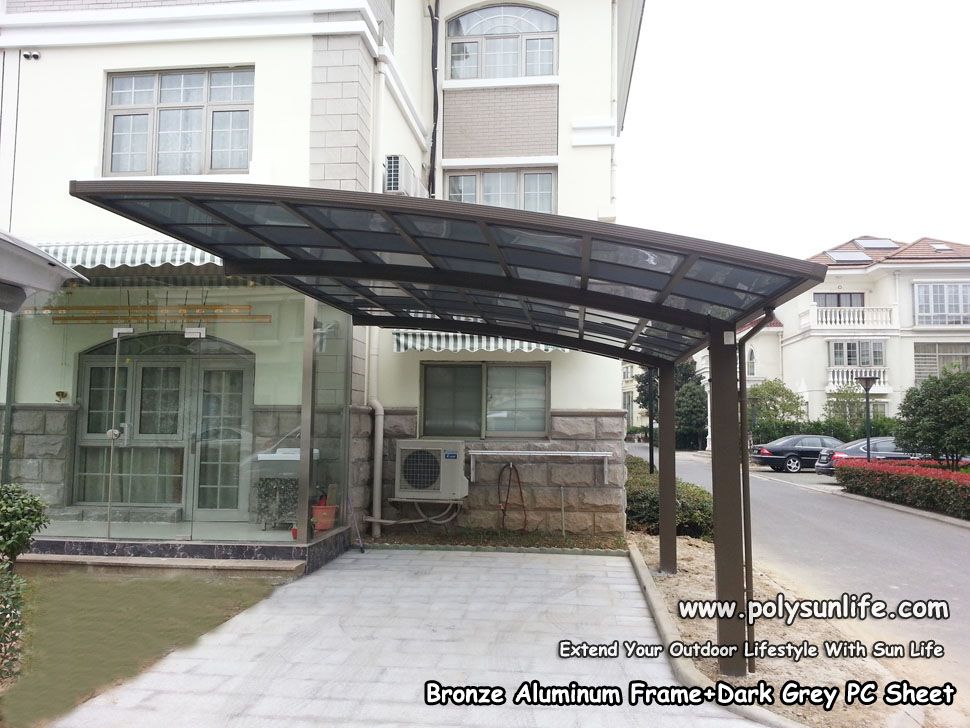  aluminum modern  carports for car parking shade