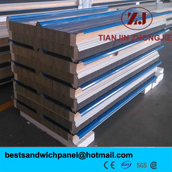 Fire proof mineral wool sandwich panel