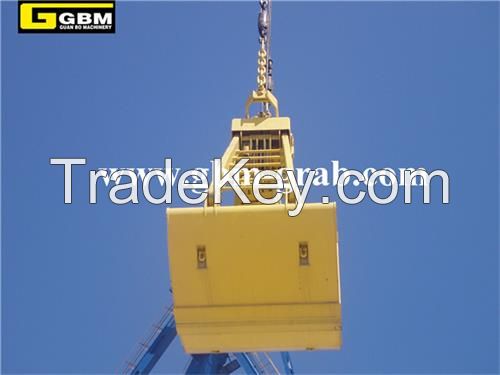 12M3 four rope mechanical clamshell grab for bulk cargo 