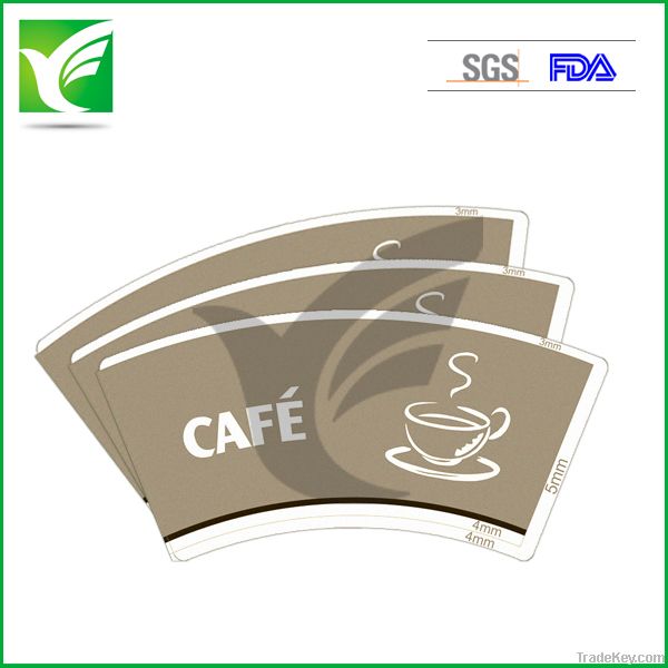 100% virgin wood pulp paper cup fan coated PE