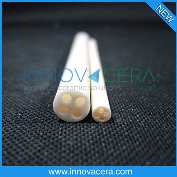 4 Holes Alumina Ceramic Insulating Tube/Alumina Electrical InsulationTube /Innovacera