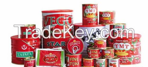 70g/140g/198g/210g/400g tomato paste