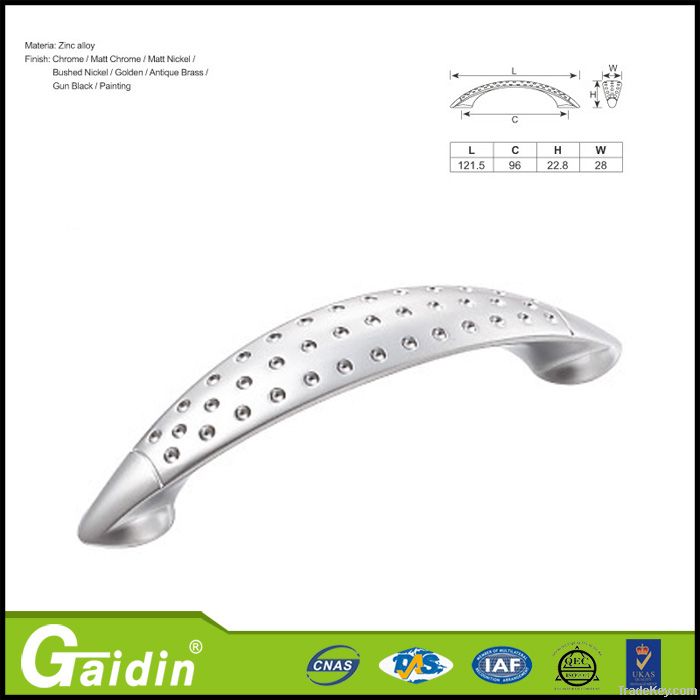 Chinese supplier reasonable price for kitchen cabine zinc alloy handle