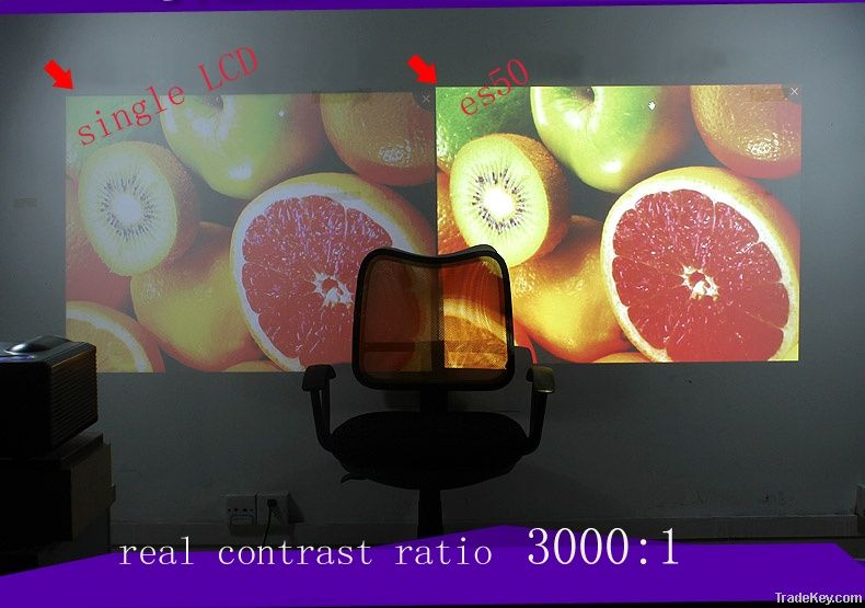 ZECO ES50 Full HD projector 3d mini projector business home wedding pr