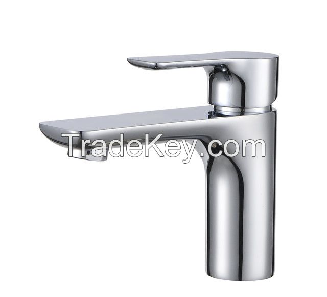 Single lever basin faucet