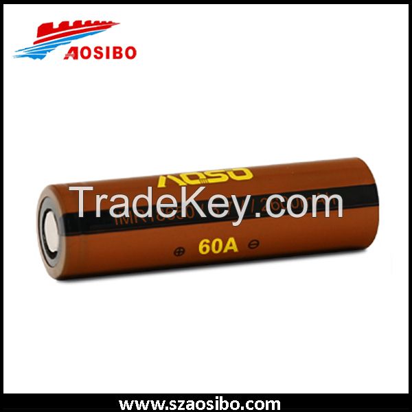 AOSIBO IMR18650 2600mAh 60A