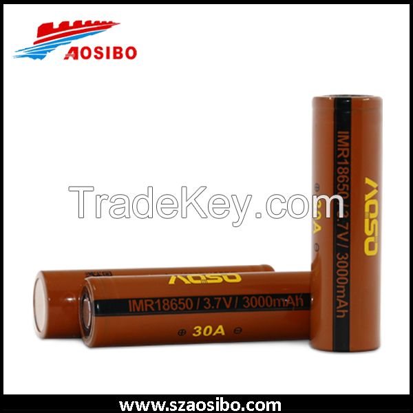 AOSIBO IMR18650 3000mAh 30A