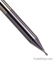 Micro Diameter Square End Mills for Steel or Aluminum, 2flutes