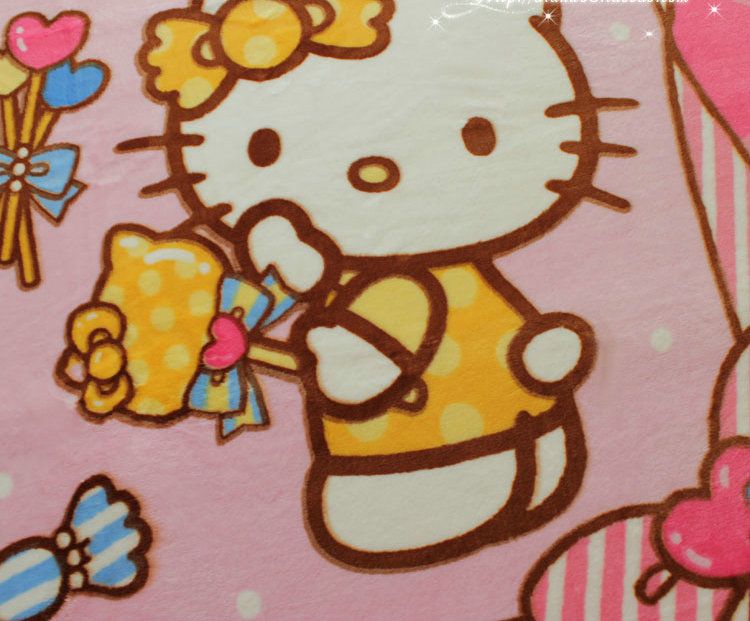 Machine-made printed carpet, Hellokitty Cartoon children crawling mat