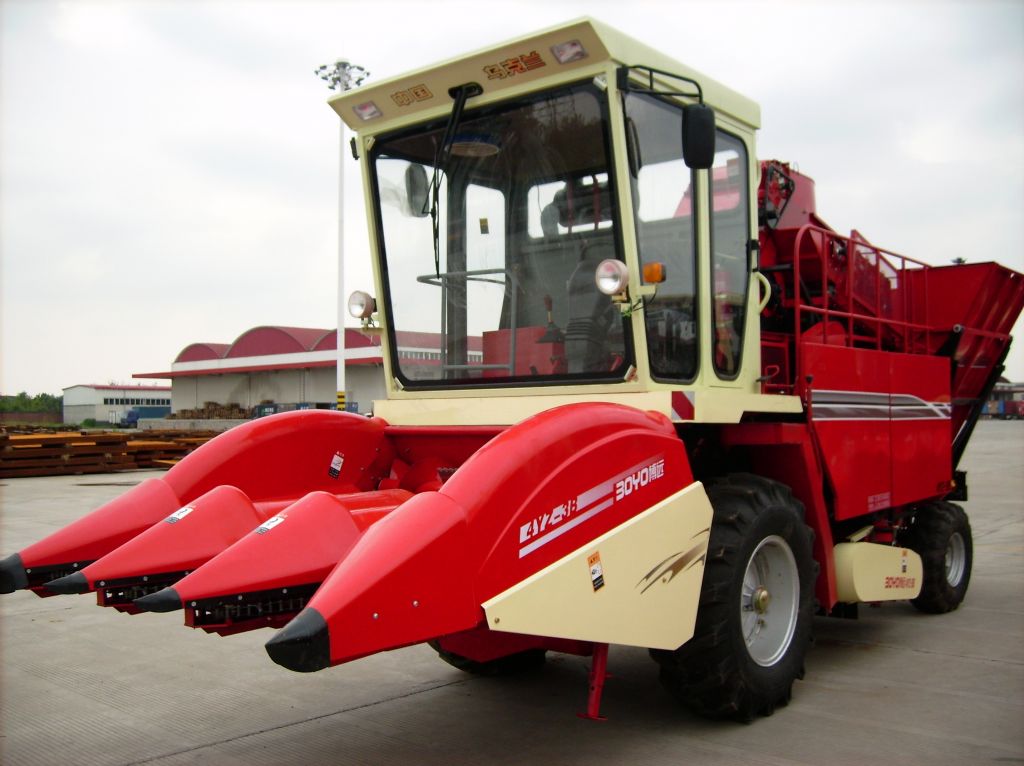 corn maize combine  harvester