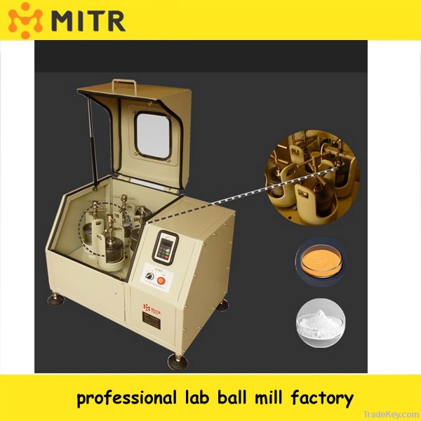 Planetary ball mill with ISO 9001 Certification
