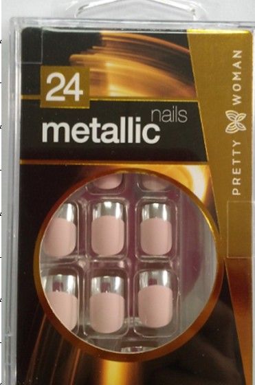 metallic artificial nail