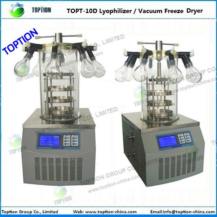 TOPT-10D Multi-pipe Top-press Vacuum Freeze Dryer