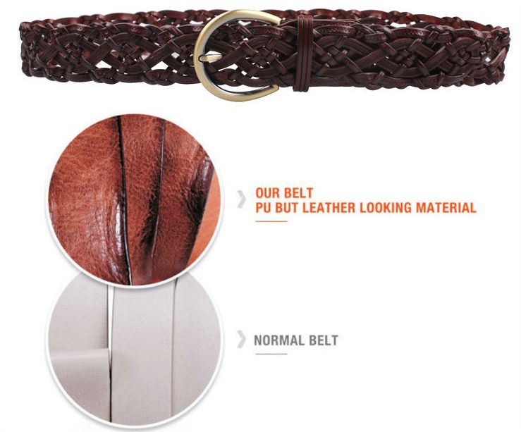 western style popular pu belt accessories