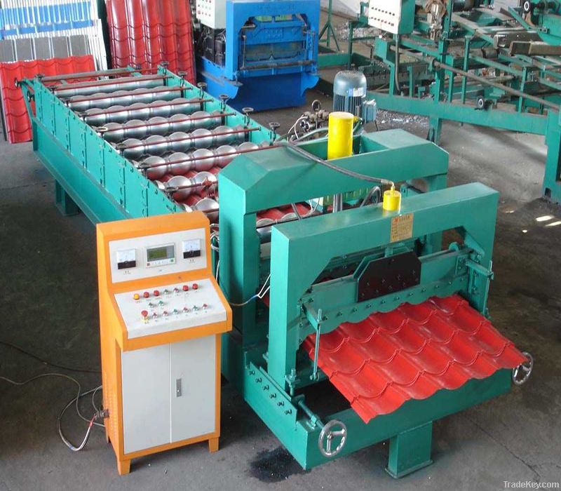 corrugated roof tile making machine