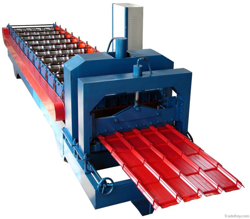 trapezoidal roof tile making machine