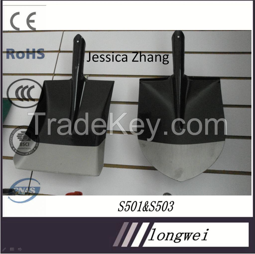 hot sale!!high quality square steel coal shovel S502-10