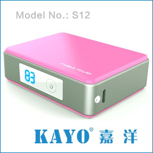 Kayo portable power bank 5200mAh for smartphone and tablet PC