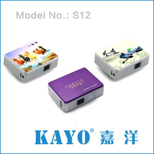 Kayo portable power bank 5200mAh for smartphone and tablet PC