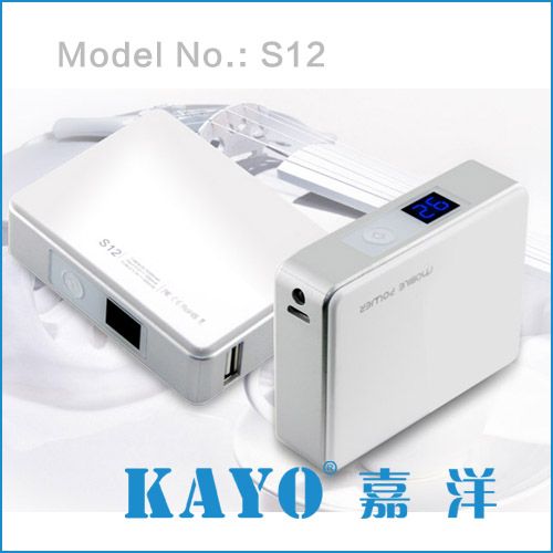 Kayo portable power bank 5200mAh for smartphone and tablet PC