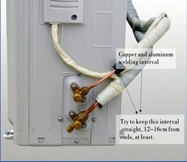 air condition tube with insulation