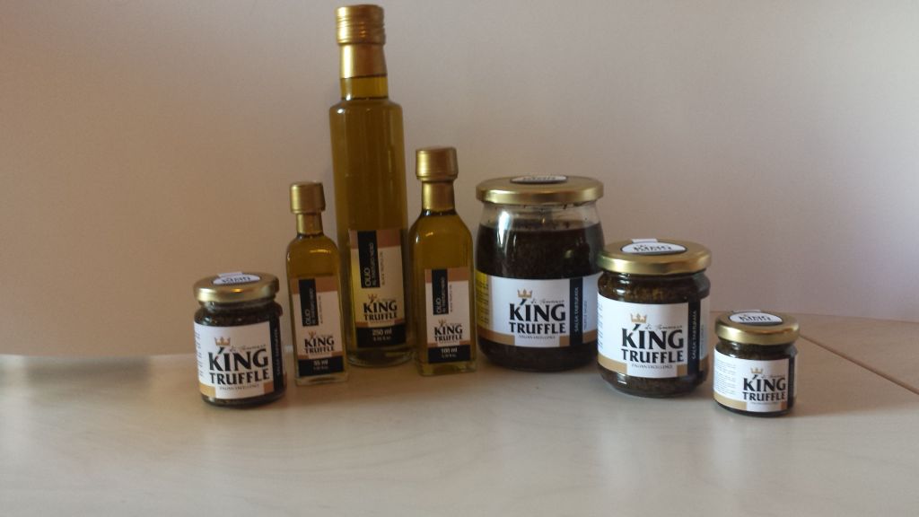 Products based on Truffle pre-packaged By King Truffle