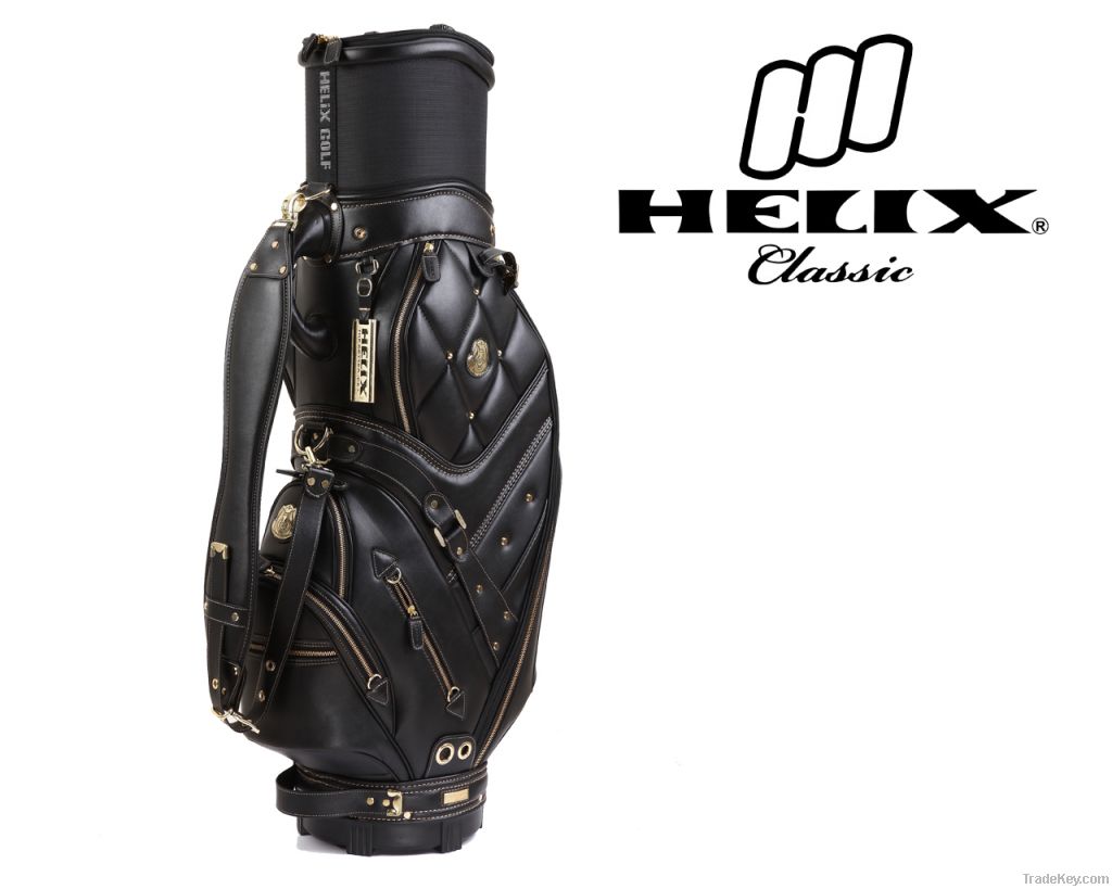 Helix Cow Leather Golf Cart Bag