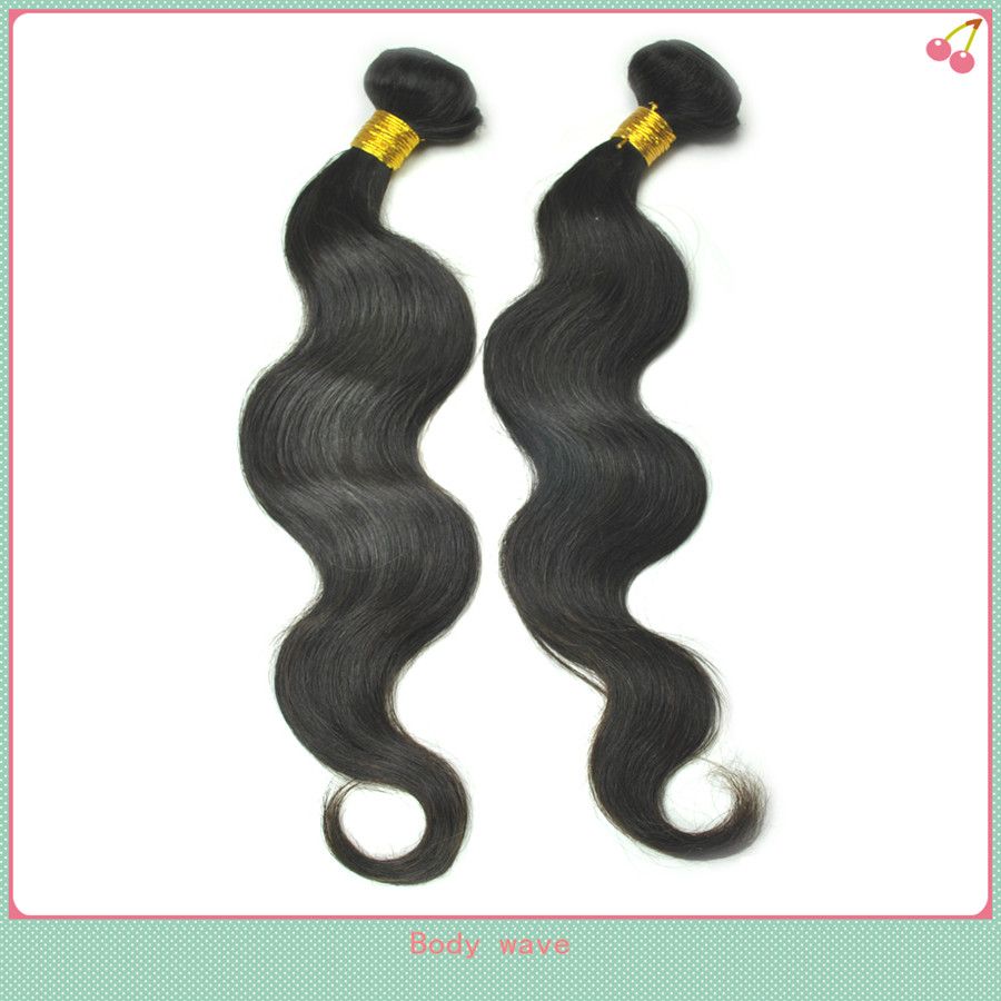 body wave 5A grade100% human hair cheap price good quality tangle free no shedding hair wxtension hair waving hair weft full cuticle