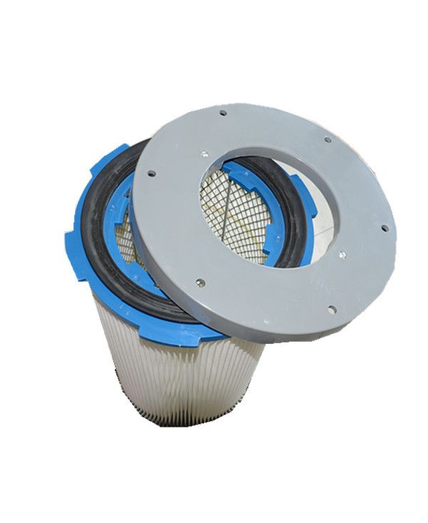 High temperature air filter for powder coating line