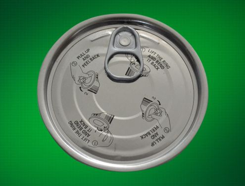 tinplate pop top can lids