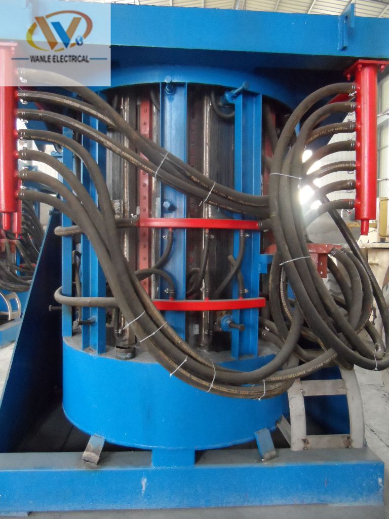 steel,iron,copper metal scrap medium frequency induction melting furnace