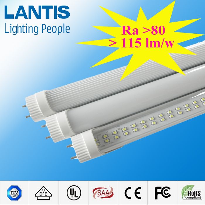 2014 led tube light 1.2m isolated driver T8 LED tubo TUV CE ROHS Certified,Rotatable end-cap avaliable TUV LED tubes