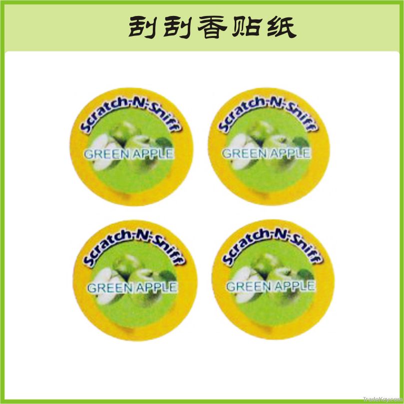 Custom Scented Scratch & Sniff Sticker