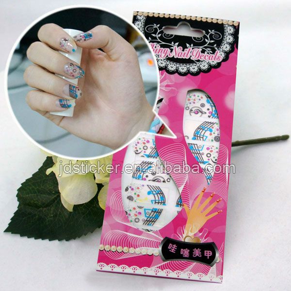 Printing nail art stickers, made nail wraps