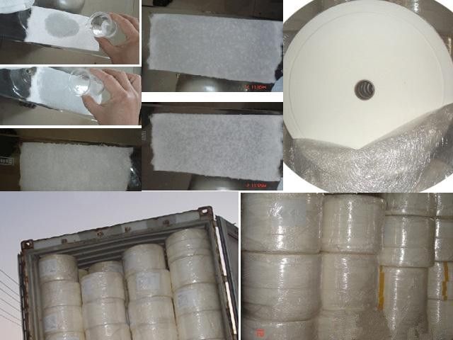 Jumbo roll airlaid paper for sanitary napkins factories