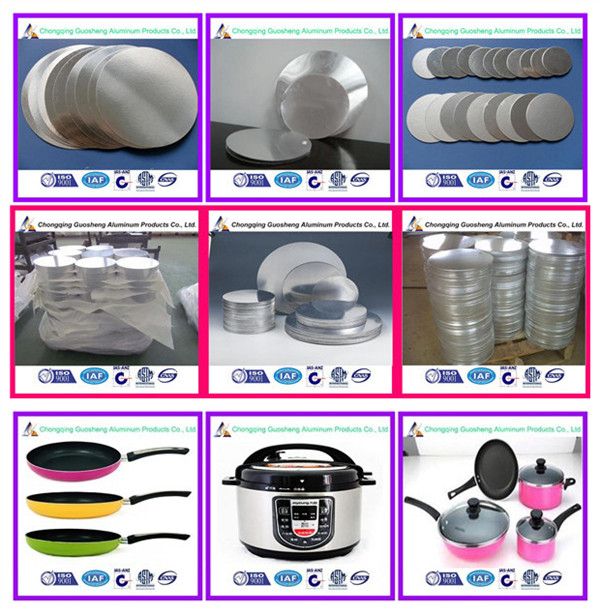 Alloy 1050/1060/1100/3003/3105 Aluminium Circles For Utensils (Deep Drawing, Spinning)