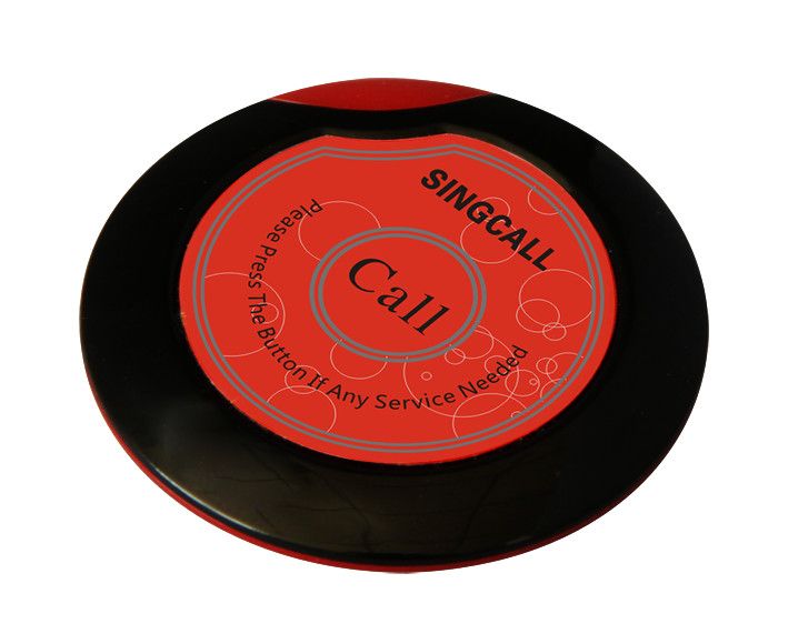 SINGCALL.Wireless Waiter Paging Button, Ultrathin Single Call Button