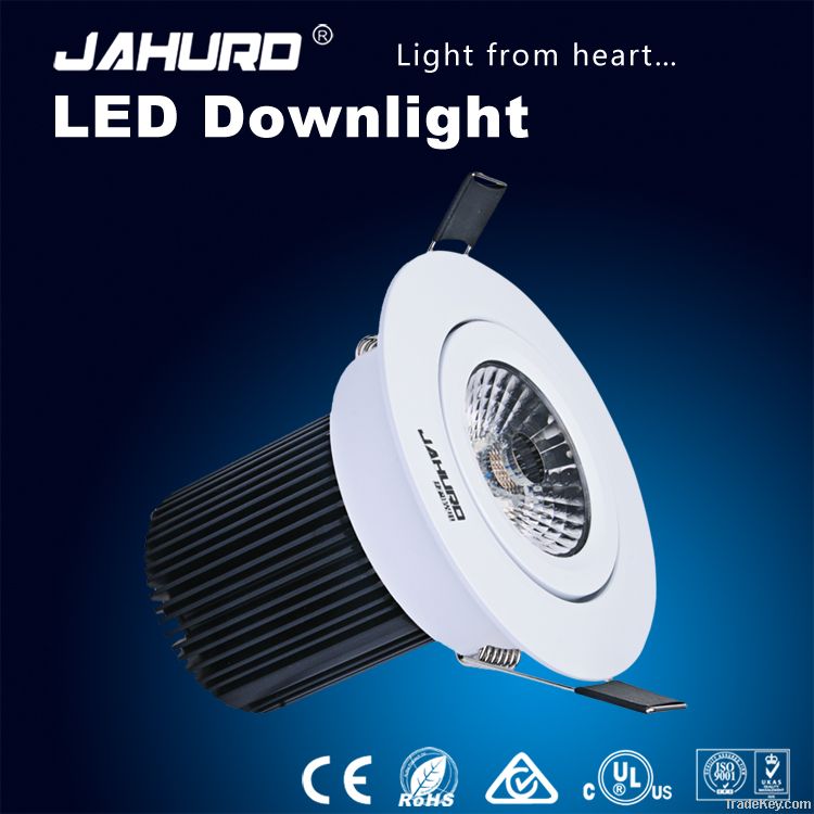 high quality cob 7w led ceiling downlights