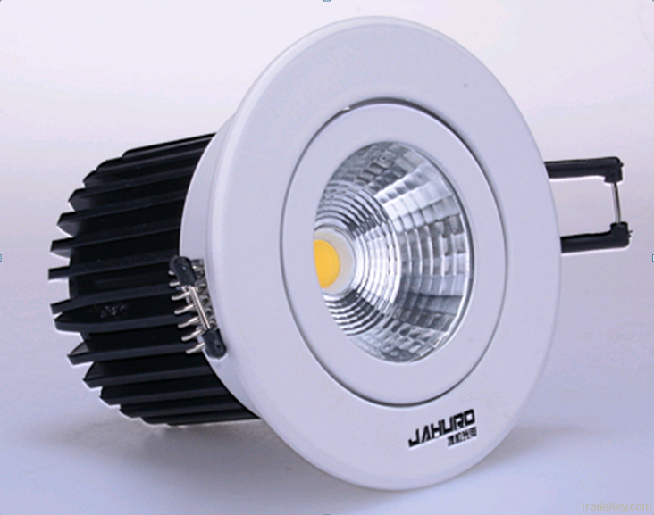 aluminum case 5W 7W LED downlight ceiling lights with high CRI