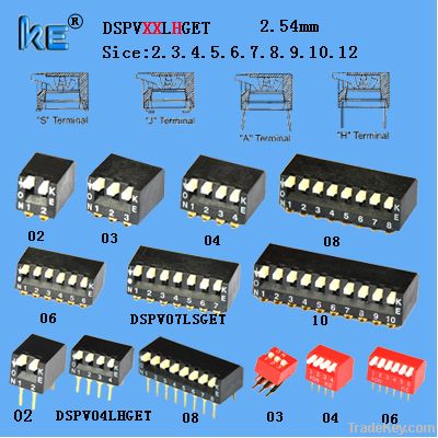 TAIWAN KE DIP Switch DSPV Piano Switch