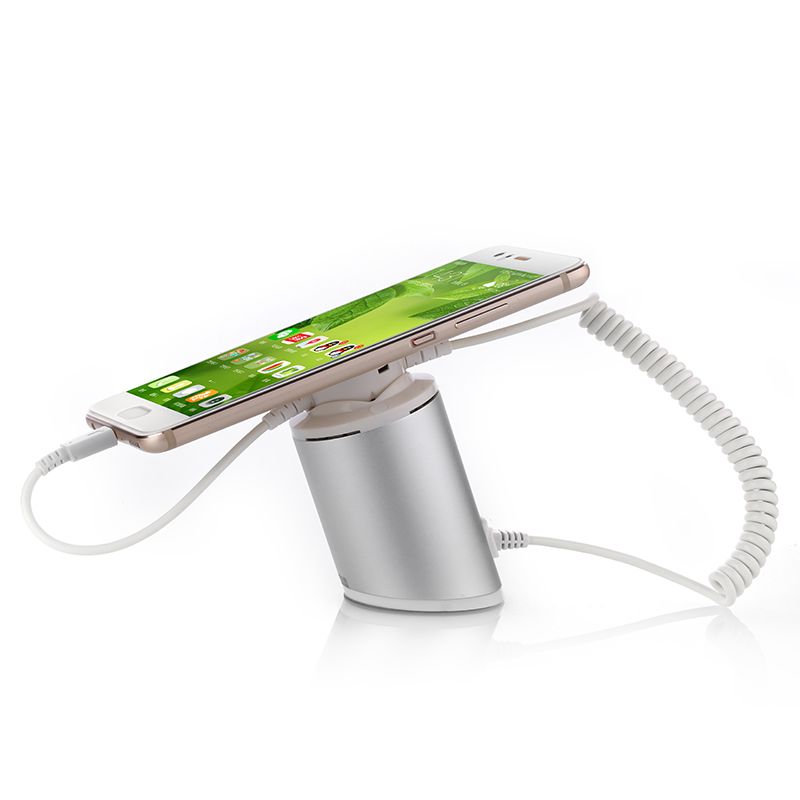 Mobile phone alarm with charging display stand