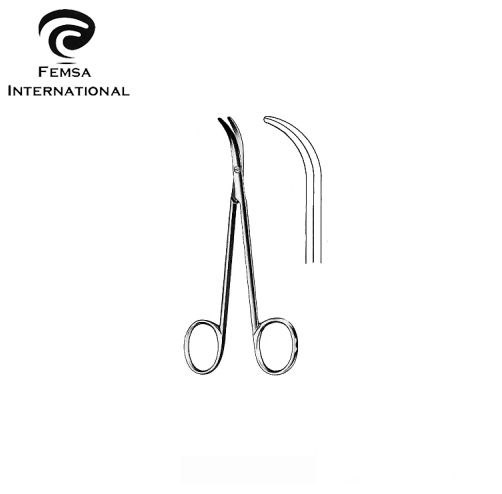 FOMON DISSECTING SCISSORS CVD