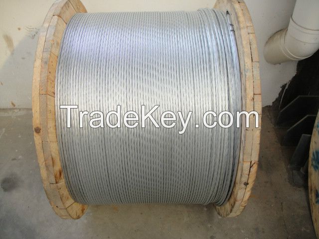 Galvanized steel wire strands