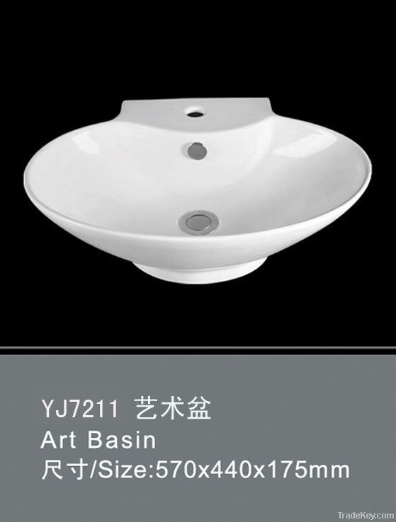 Ceramic basin sink