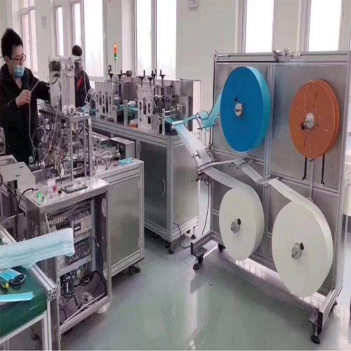 automatic non woven face mask production machine