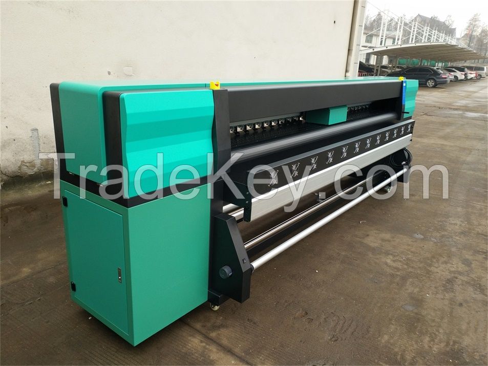 3.2m High Speed Outdoor Solvent Printer with Konica 512i heads 160mÂ²/h by 4heads