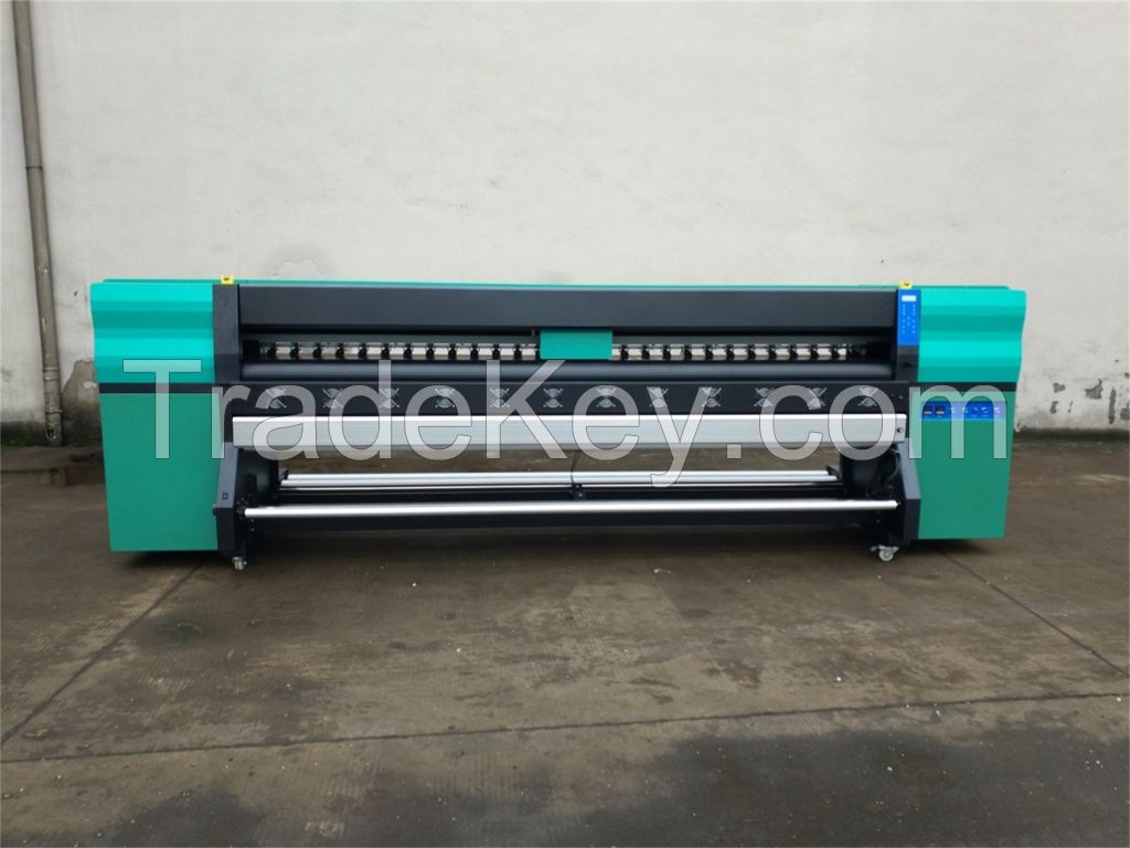 3.2m High Speed Outdoor Solvent Printer with Konica 512i heads 160mÂ²/h by 4heads