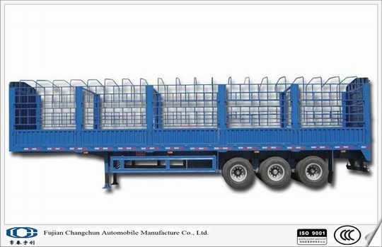 13m tri-axle stake trailer