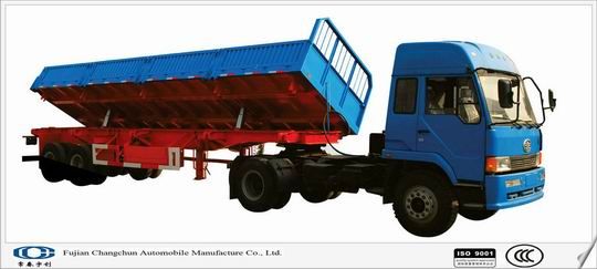 30cbm dumper semi trailer