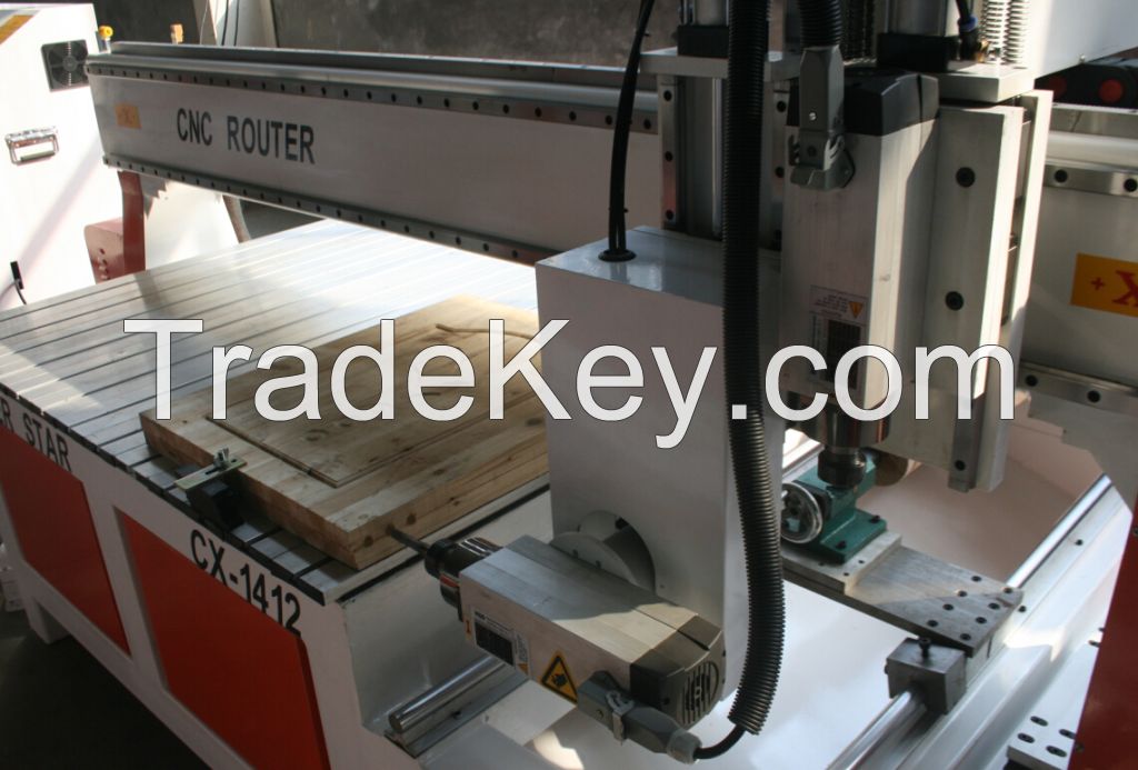 4 axis CNC Router machine 